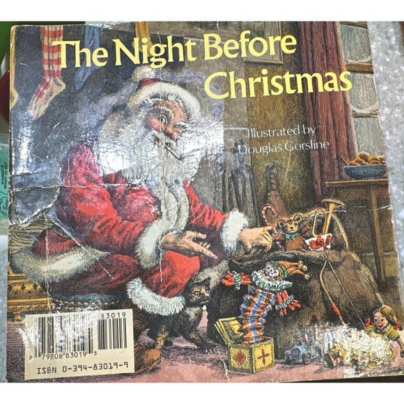 The Night Before Christmas Clement Moore & Douglas Gorsline PB VGC L1 Vtg - Picture 2 of 8